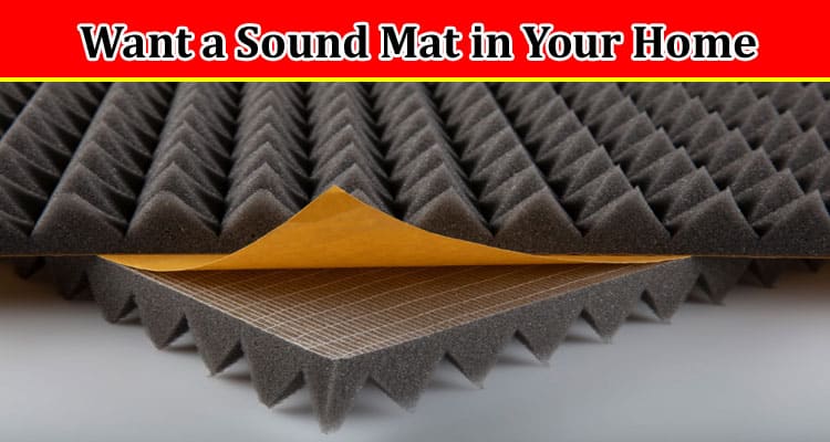 Complete Information About 6 Reasons You Want a Sound Mat in Your Home