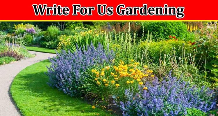 Write For Us Gardening – Check Full Instruction Here!